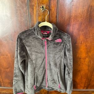 Girls North face fleece jacket